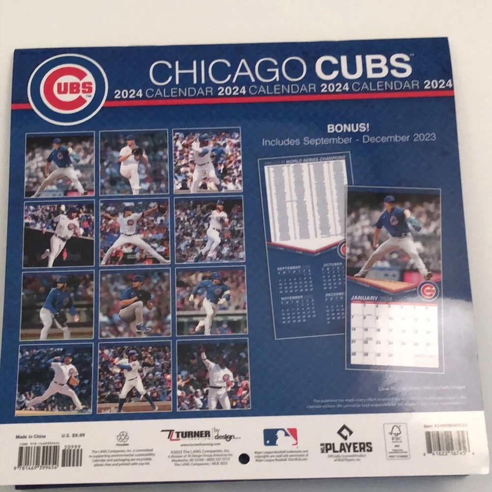2024 Chicago Cubs Calendar